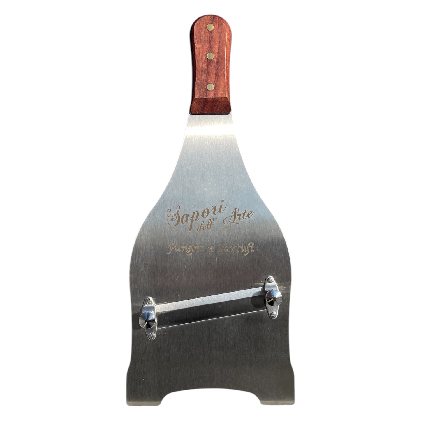 Affettartuti grande con manico ulivo cm35 lama liscia