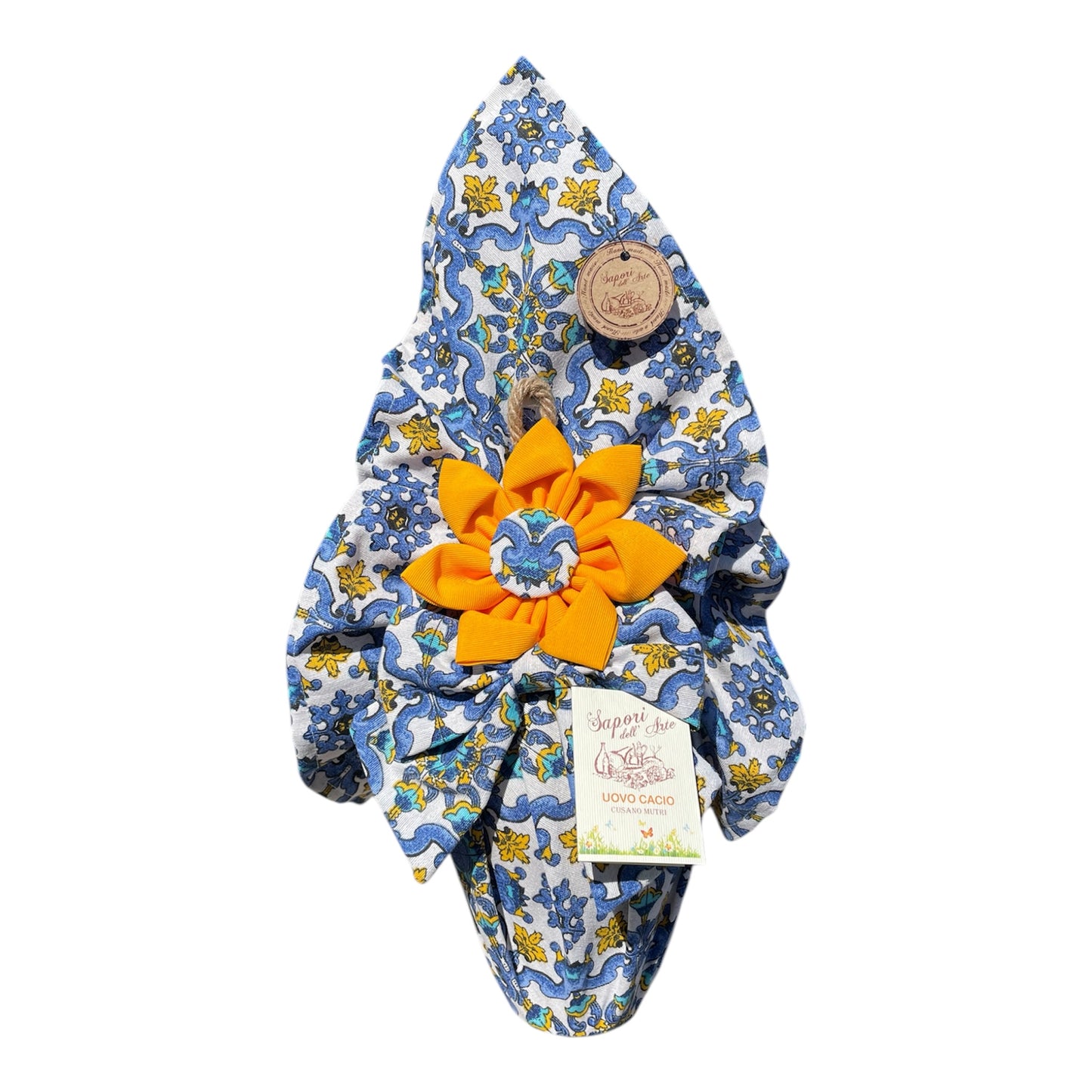 UovoCacio blu-giallo