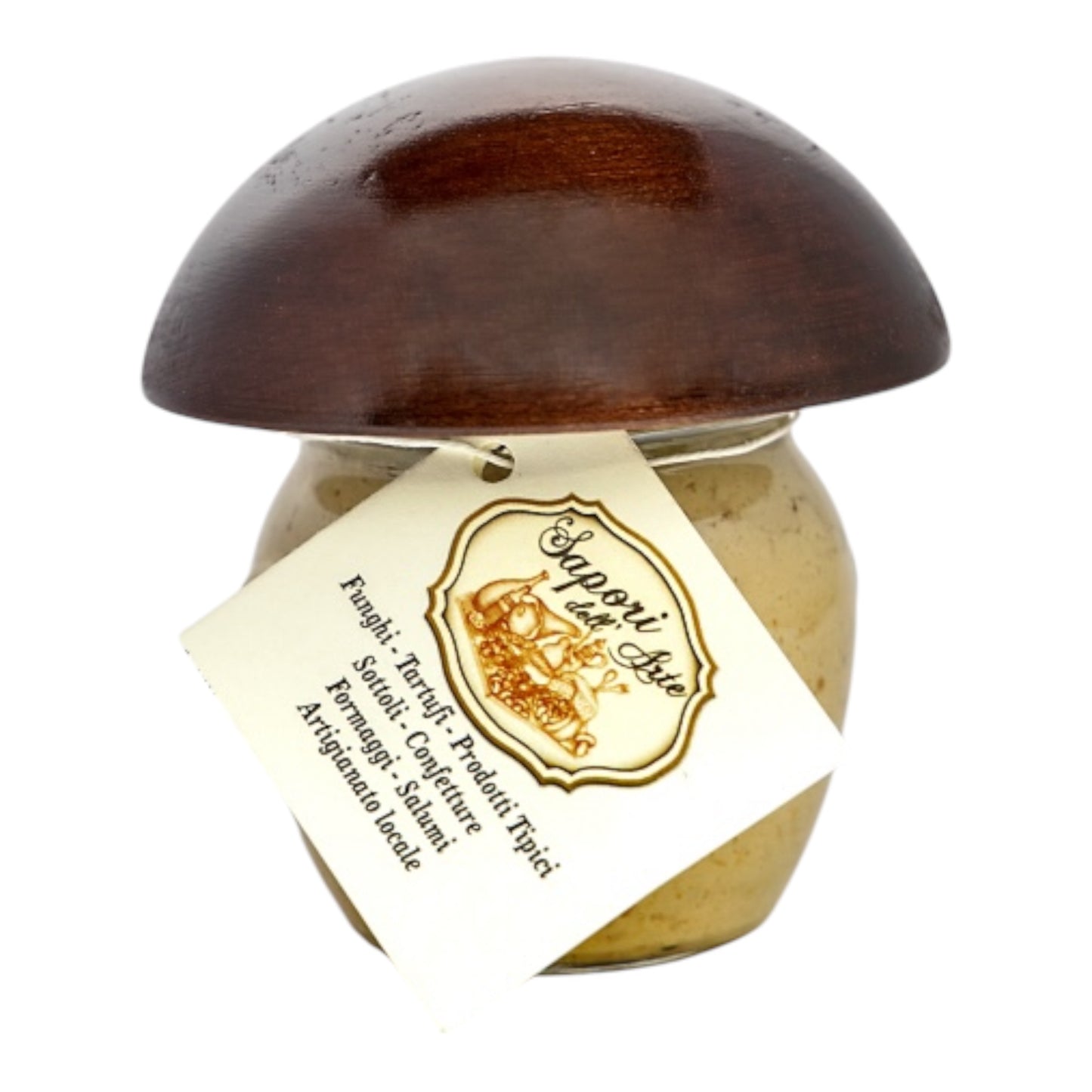 Crema di Funghi Porcini a forma di fungo