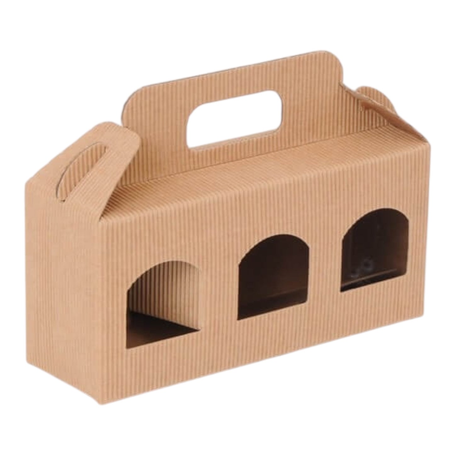 Scatola portavasetti 3 finestre