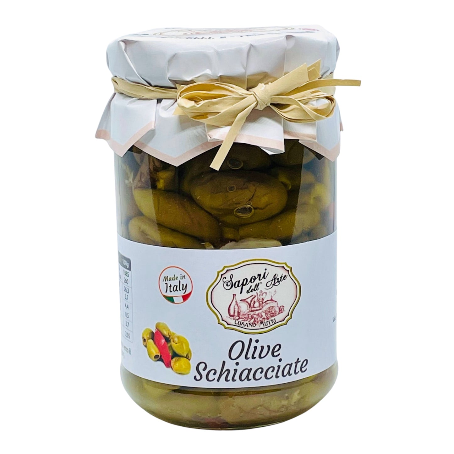 Olive schiacciate