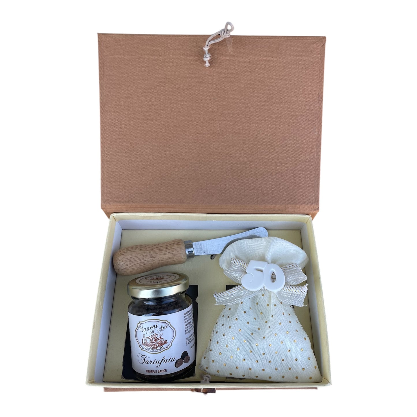 Bomboniera con crema e spalmino