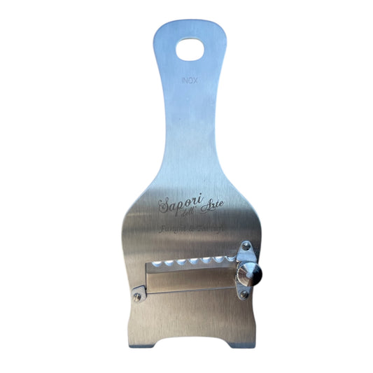 Affettatartufi accio inox lama seghettata